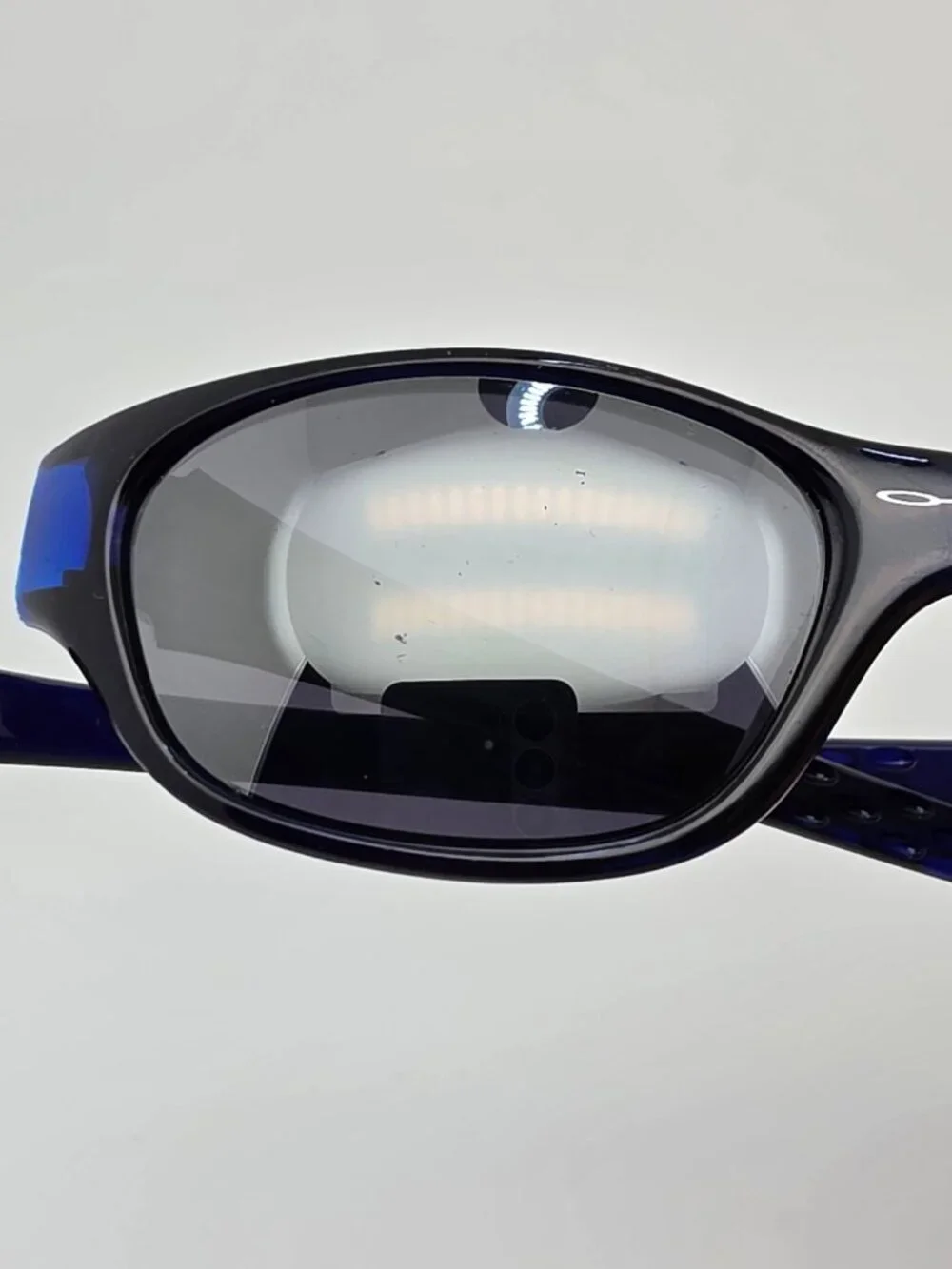 Oakley 03-123 Fives Gen 1.0 Dark Crystal Blue Frame Black Iridium Sunglasses